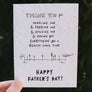 Father's Day Holiday Card